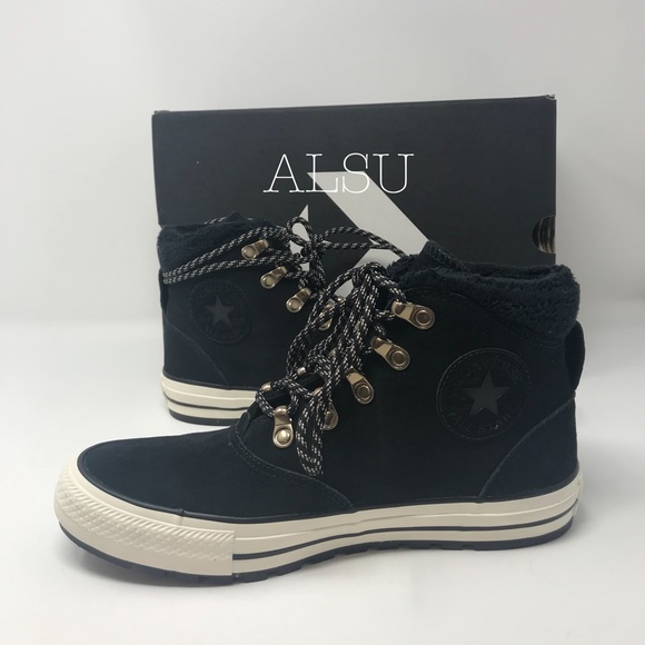 Converse Ctas Embers Boot Hi Suede Black W AUTHENT - Picture 3 of 8
